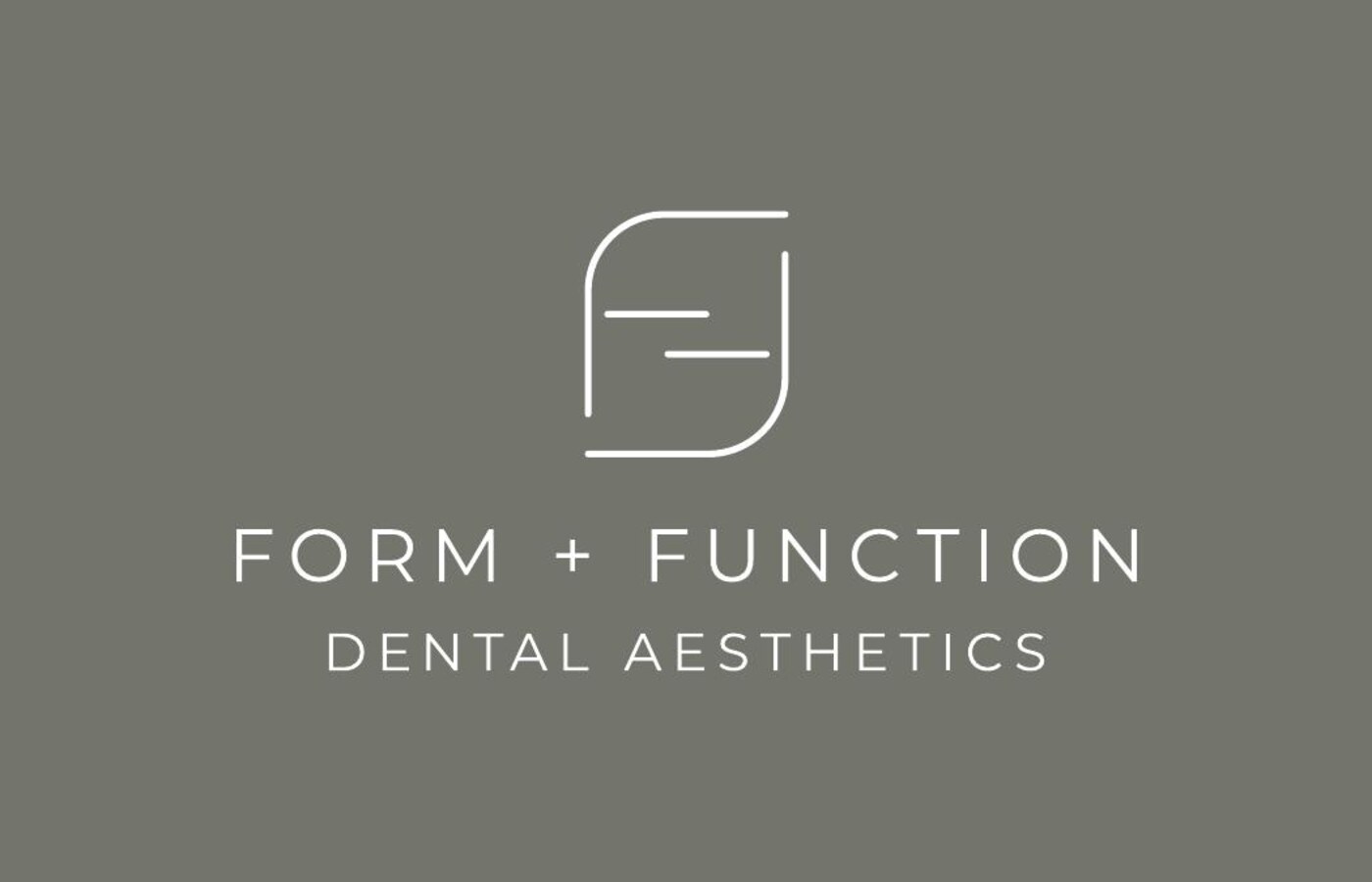 Form + Function Dental Aesthetics printed stationery